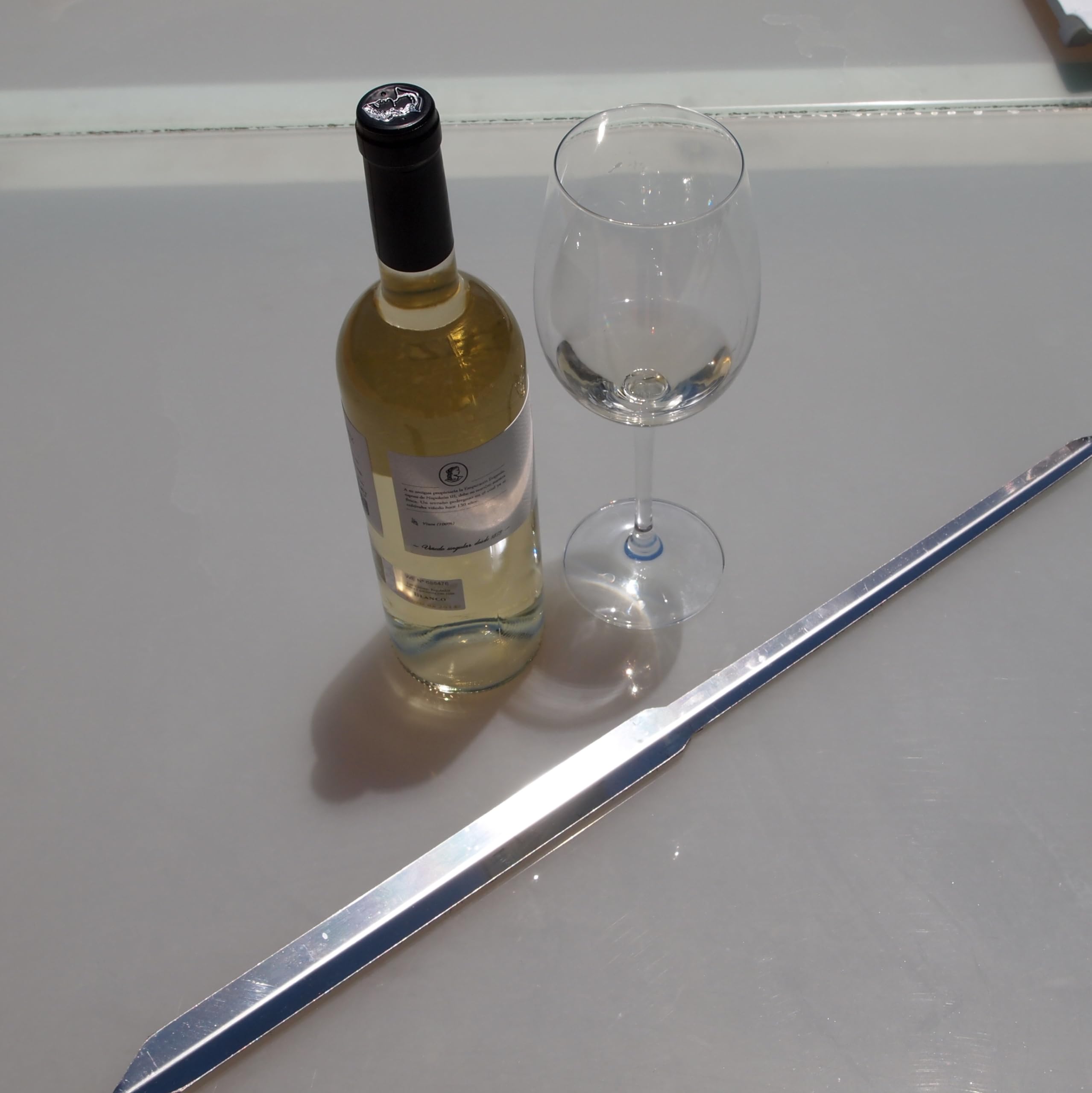 Espeto Acero Inoxidable para Pescados (sardinas, lubina, Dorada) y Carnes Barbacoa - 60cm