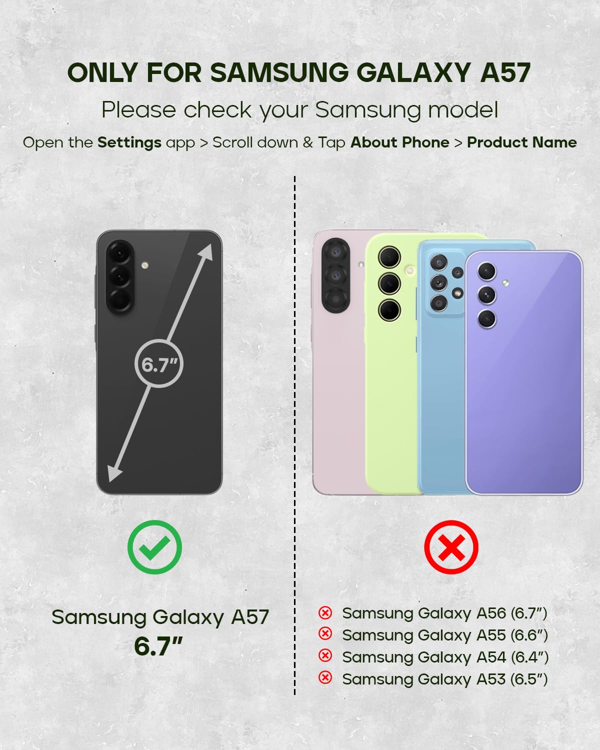 Porter Riley - Funda de Piel Compatible con Samsung Galaxy A56. Funda de Piel auténtica Soporte, Cartera (Marrón Chocolate)