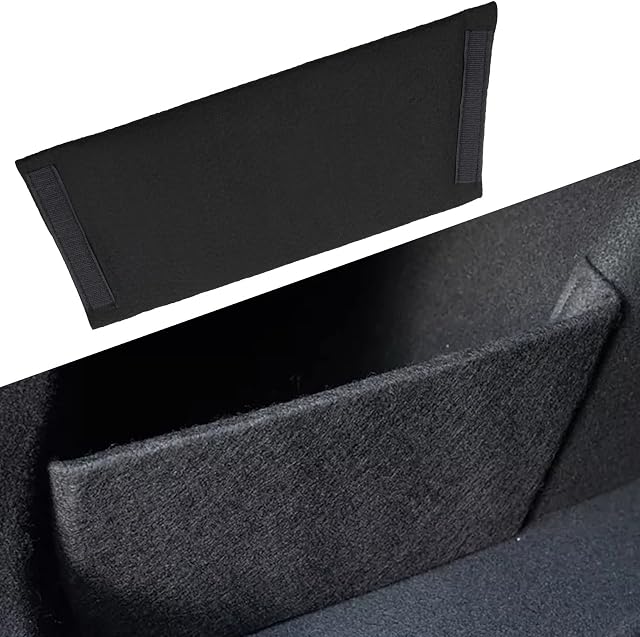Effitnee Car Trunk Organizer Side Divider Board Accessories Black Suitable for Tesla Model 3 2016 2017 2018 2019 2020 2021