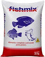 Ração Peixe Tilápia Pacu Carpas Isca E Ceva 25kg 8-10mm