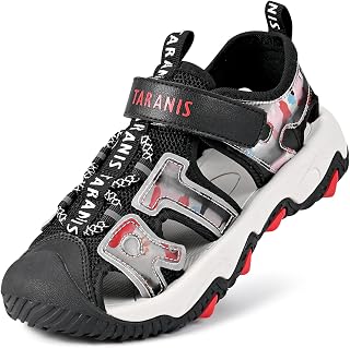 Boys Girls Sandals Camouflage Kids Sports Sandals Closed Toe Athletic Hiking Outdoor Water Shoes