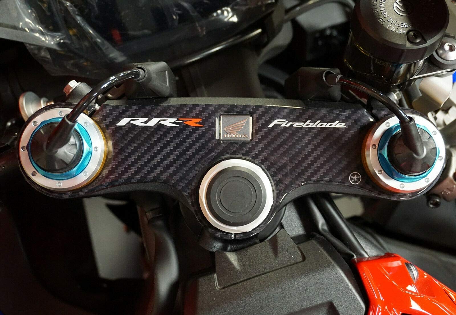 Autocollant 3D Moto Autocollant 3D Labelbike Pour Honda CBR 650R - Protection Bouchon Réservoir - Gel Résine Made Italy Autocollants Moto Honda