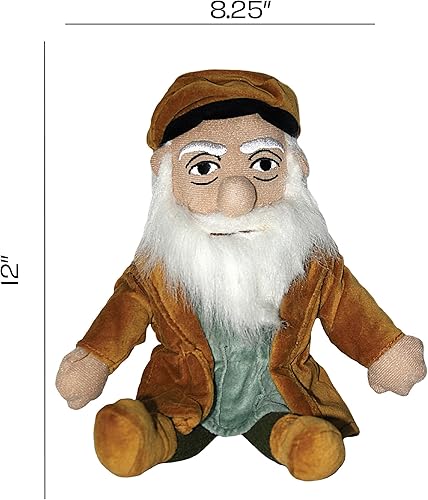 Miniatura 4 de The Unemployed Philosophers Guild Leonardo Da Vinci - Little Thinker - Plush Doll