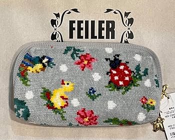 Amazon.co.jp: フェイラー ハイジドット 便利ポーチ シルバーグレー