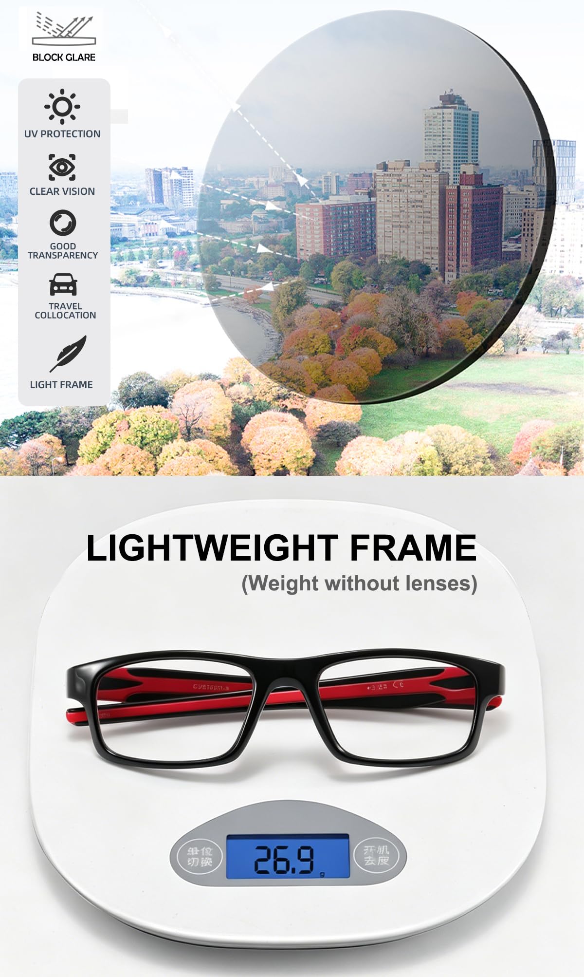 KOOSUFA Sport Sonnenlesebrille mit UV-Schutz Herren Lesebrille Outdoor | Sonnenbrille mit Sehstärke, Passt zum Gesicht, Getönte lesebrillen, Lesehilfe, +1.0 +1.5 +2.0 +2.5 +3.0 +3.5 +4.0