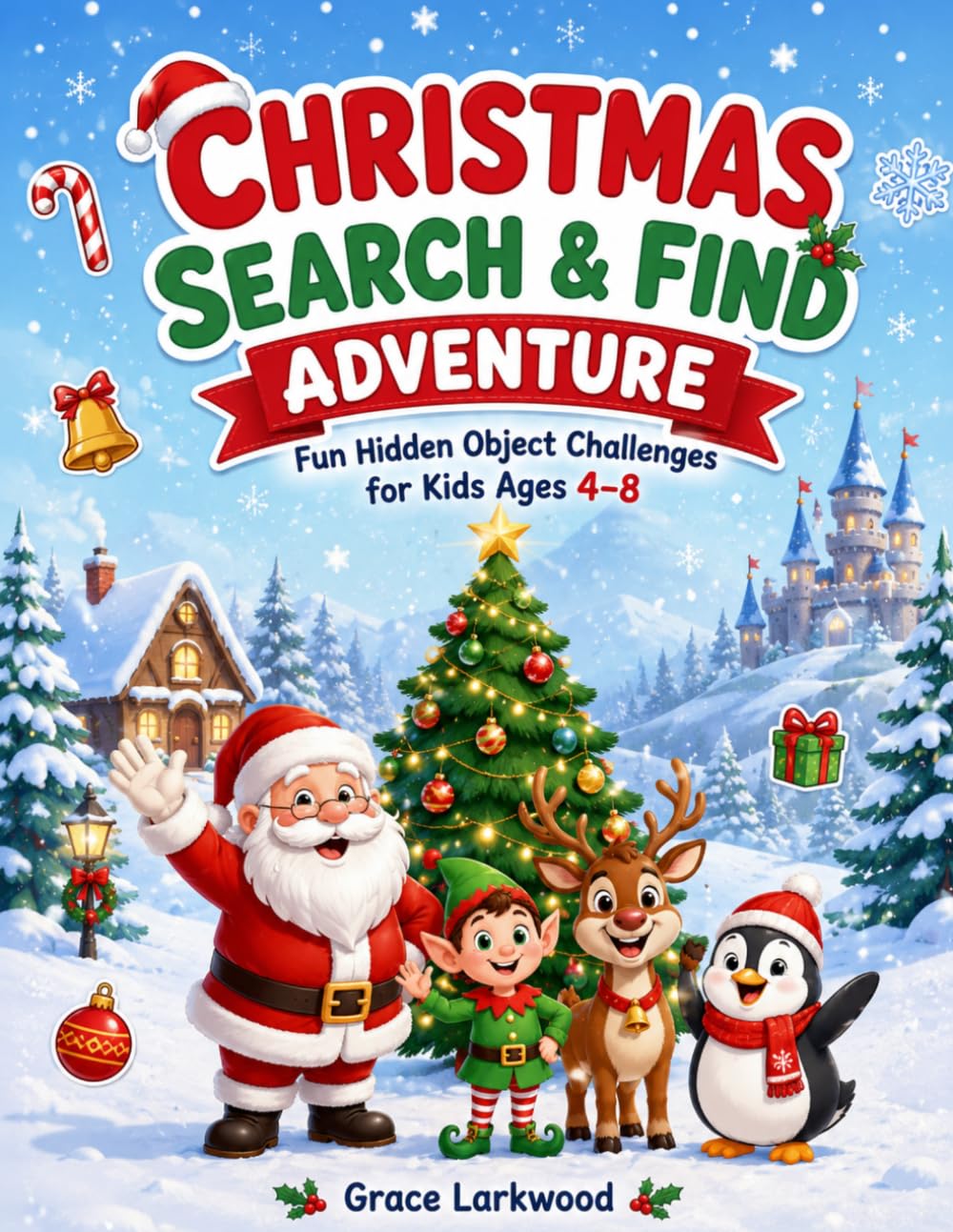 Christmas Search & Find Adventure: Fun Hidden Object Challenges for Kids Ages 4–8