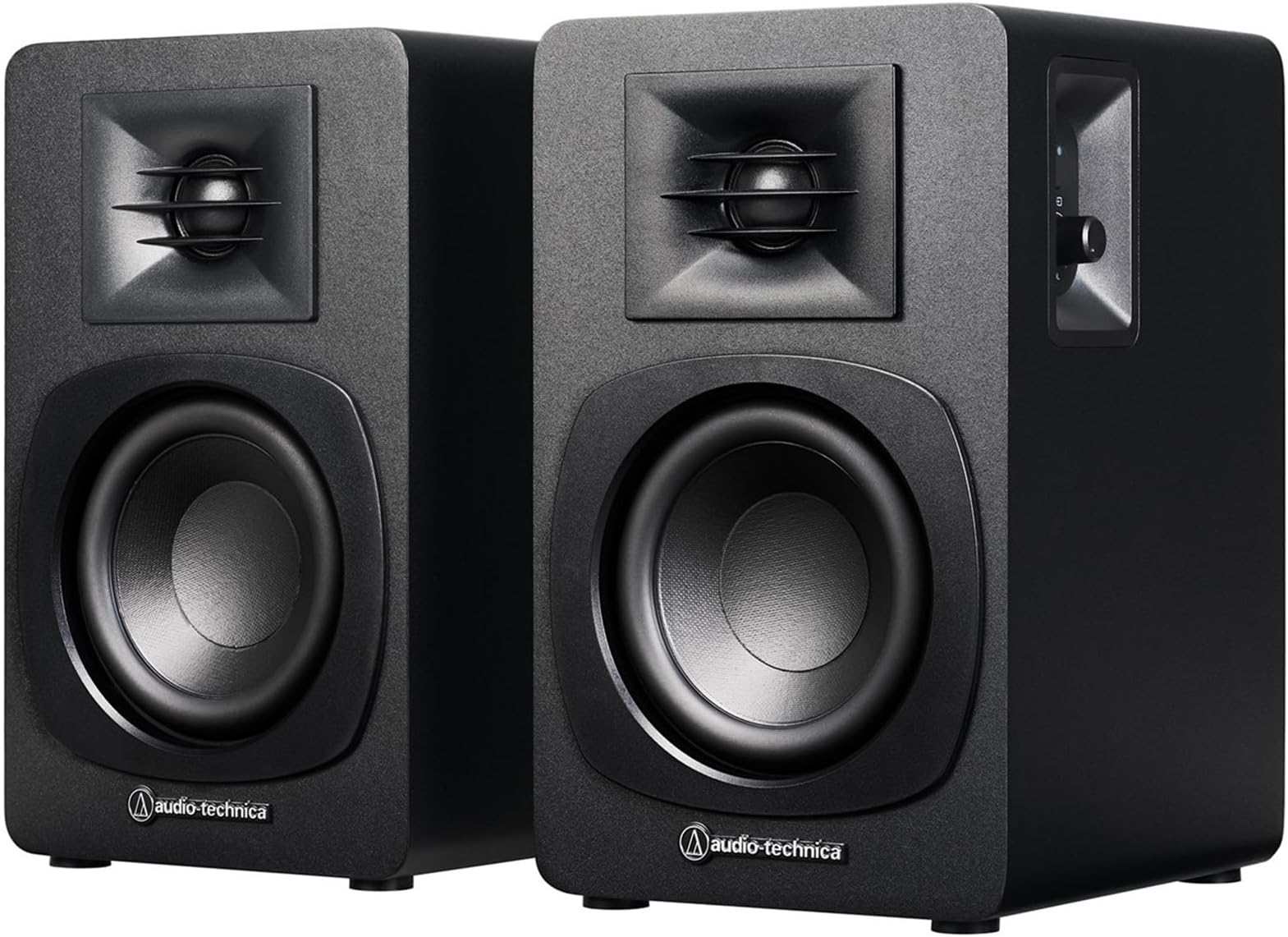 Amazon.co.jp: オーディオテクニカ AT-SP105 アクティブスピーカー PC レコードプレーヤー 【3.5mmステレオミニ ...
