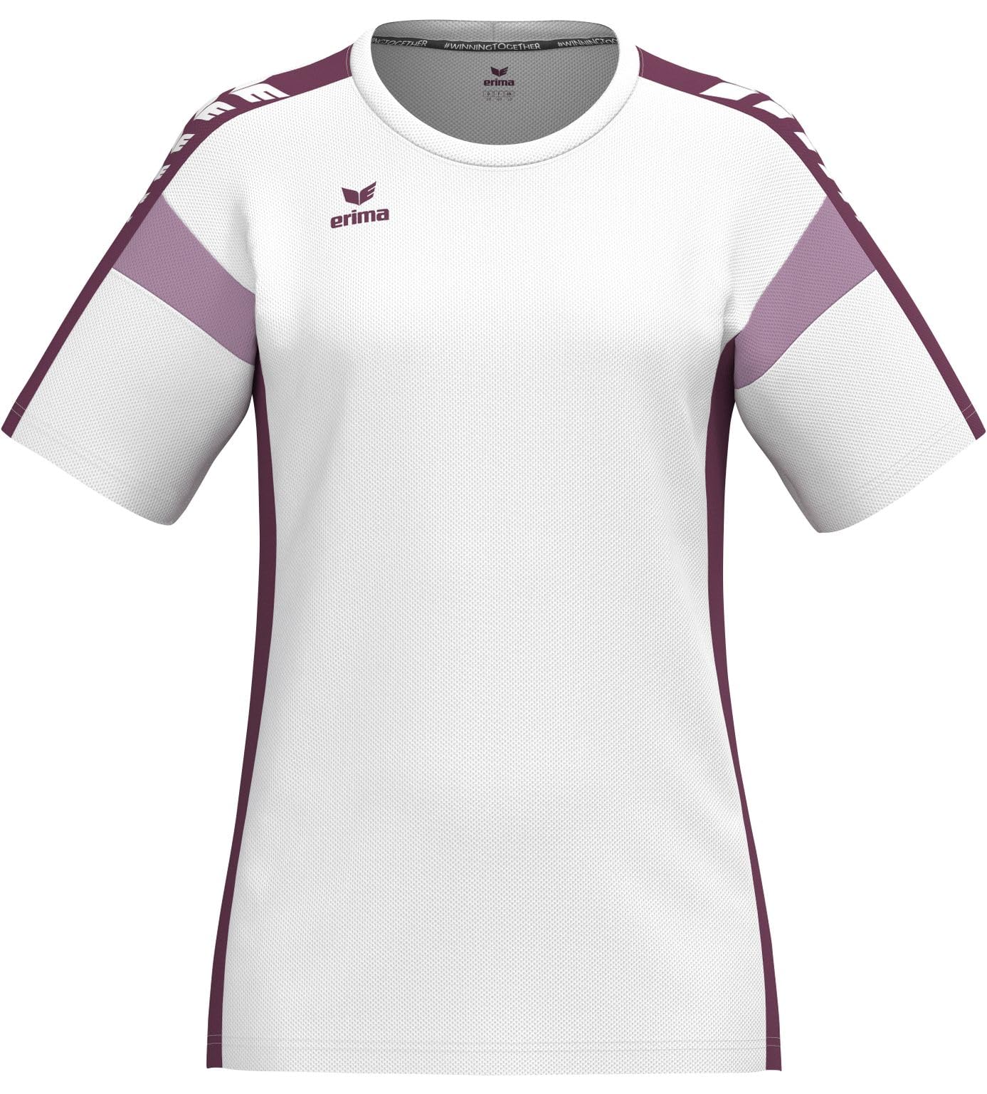 Erima Women's Celebrate 125 T-Shirt Function (1082604). White/Burgundy. 34