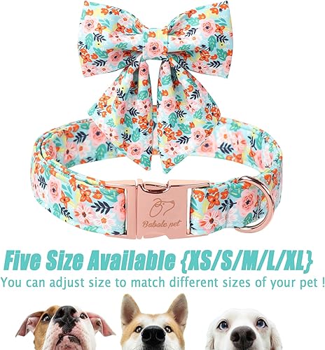 Miniatura 328 de Collar de perro con bandera estadounidense con pajarita, collar patriótico para perros pequeños, medianos y grandes, talla XS