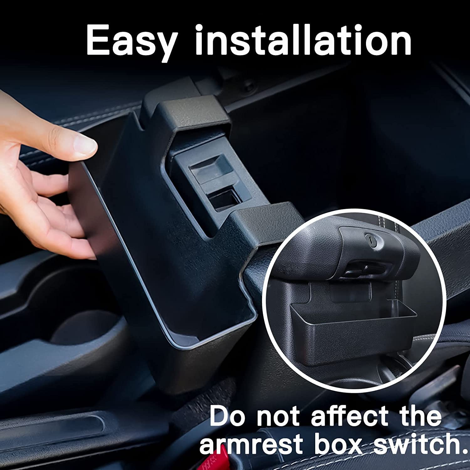 Center Console Hanging Organizer per 2011-2017 Jeep Wrangler JK JKU Accessori di Stoccaggio Interni Bracciolo Vassoio Laterale