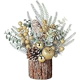 [Bebemax]【デスク クリスマスツリー】 小型 クリスマスツリー 置物 2024 【マルチシーン対応】 コンパクトでかわいい デスク オフィス 子供部屋 用 クリスマスデコレーション 温かい雰囲気 家庭用 B