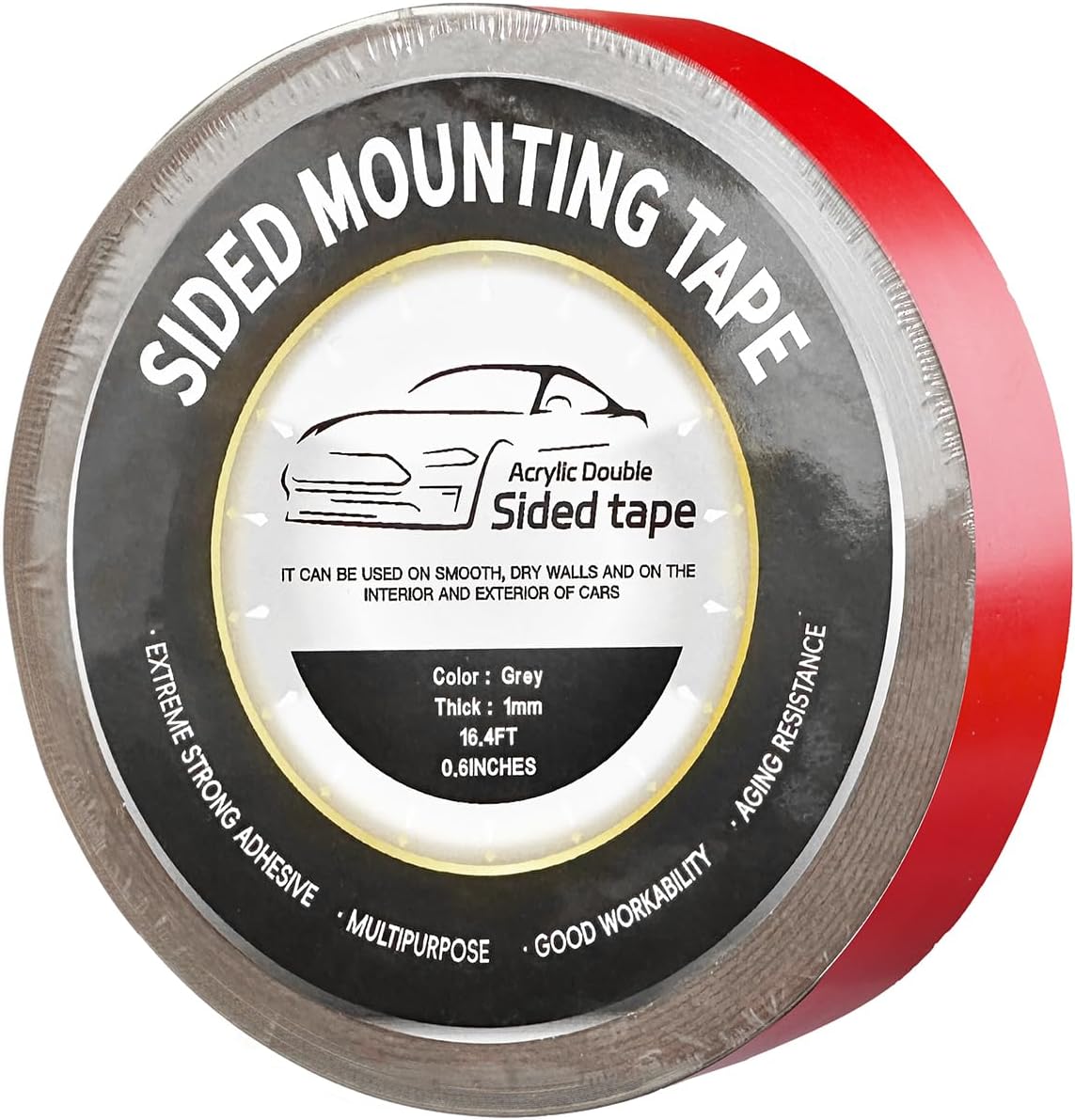 3M Super Strength Molding Tape, 03609, 1/2 in x 5 ft Automotive