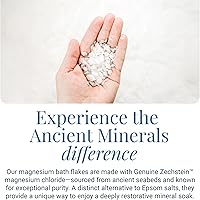 Vista 4 de Ancient Minerals copos de baño de magnesio, bolsa de un solo uso.