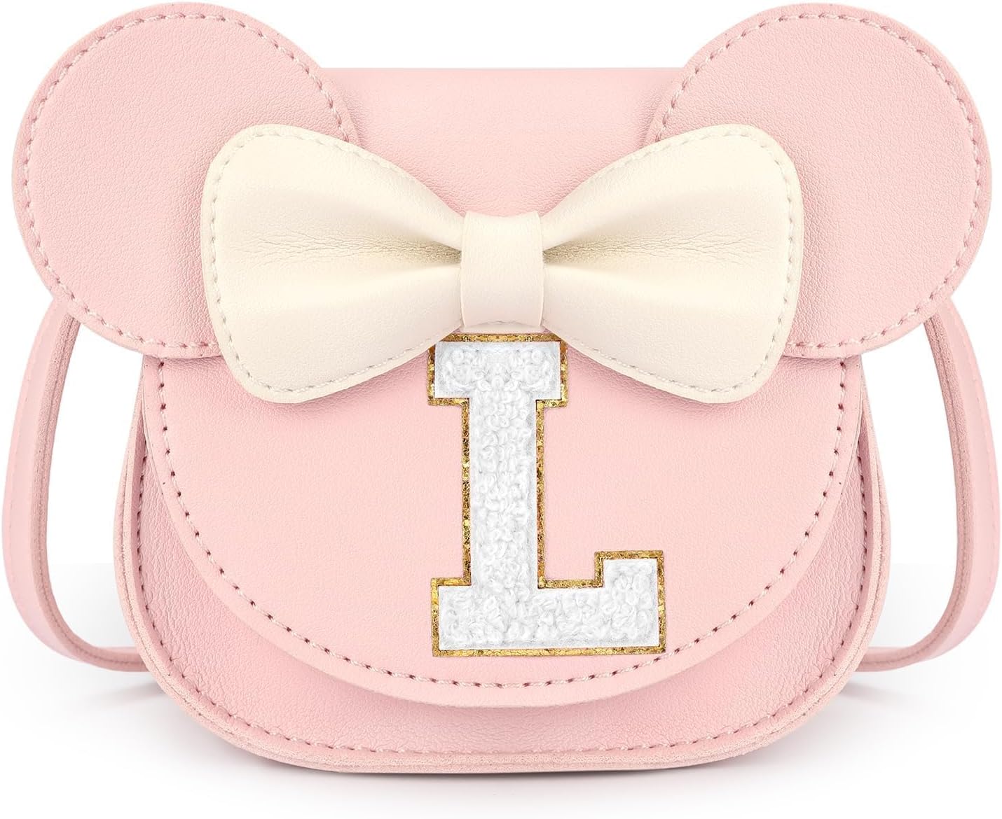 mibasies Toddler Purse Gifts for Girls: Purse Girl Toys for 2 Year Old Birthday Gift, Letter L