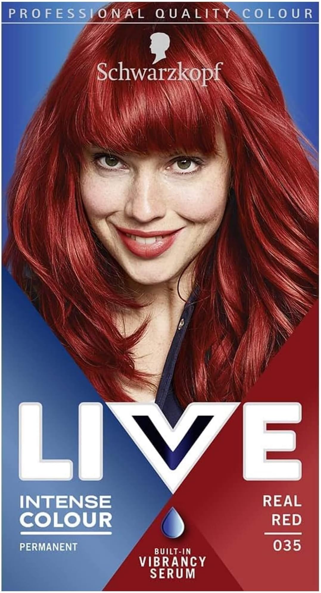 Schwarzkopf Colour + Lift Deep Red Permanent Hair Dye L75, Vibrant Deep Red Hair Dye Lightens Up To 3 Levels, Long Lasting Hair Colour with Built-In Lightener