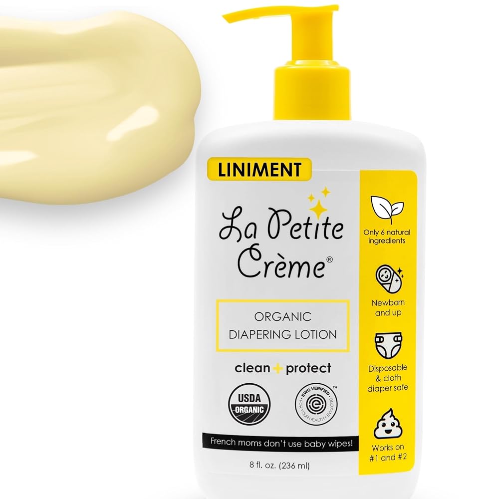 La Petite Creme Premium Diapering Lotion — Liniment Diaper Rash Cream, 8 — 8 oz