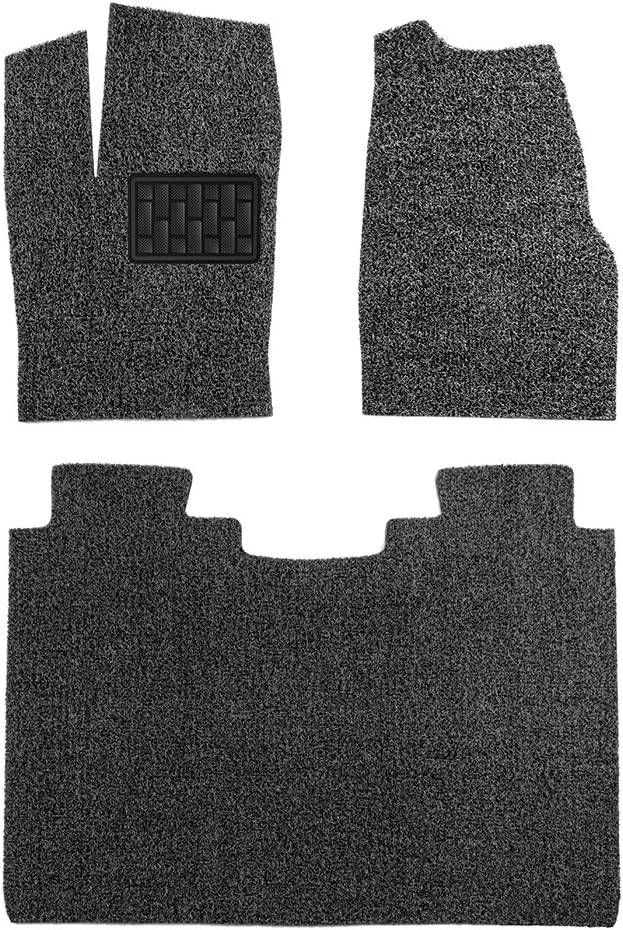 MARKSIGN Deluxe Soil-Absorbent & Waterproof 3-pc Set F150 Floor Mats for Ford F150 Supercrew Cab, 2015-2018