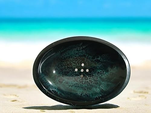 Miniatura 3 de Wonderlist Handicrafts Jabonera de drenaje, soporte de jabón de resina de alta calidad, protector de jabón para ducha, baño, cocina, bañera,