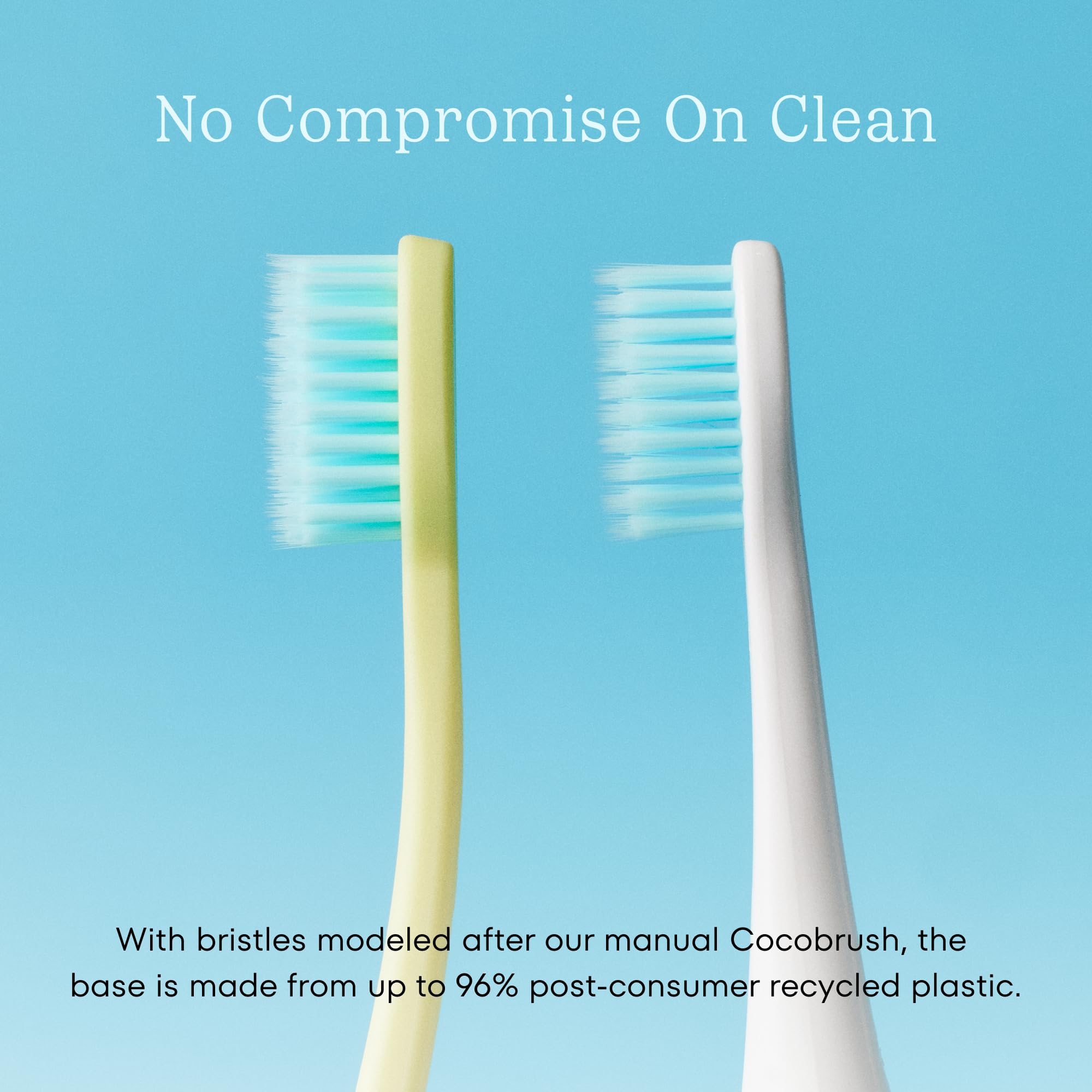 Recambios de cabezal de cepillo de dientes eléctrico de COCOLAB, compatible con Sonicare, paquete de 3 | Cabezales de cepillo de repuesto ultra sensibles y suaves para cepillo de dientes eléctrico