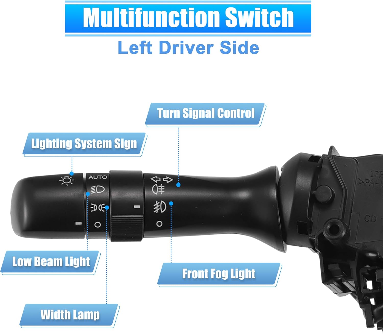 uxcell Multifunction Switch Turn Signal Switch Windshield Wiper Washer Combination Switch for Toyota Camry 2006-2011 Car Turn Signal Lever Switch No.8414006380