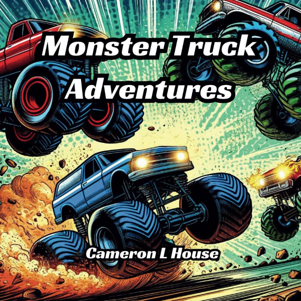 "Monster Truck Adventures: A Roaring Ride through Monster Truck Town": "Meet Mighty Monster Trucks and Join the Excitement!" (Cameron’s Book Adventure)