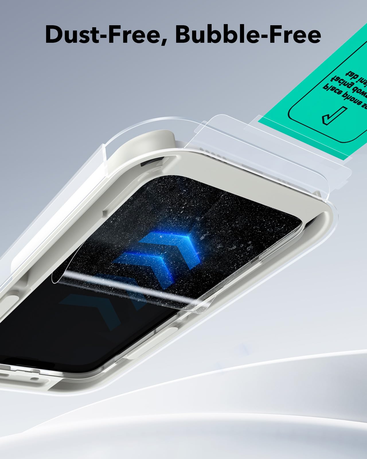 ESR Privacy Pellicola per iPhone 16 Plus/iPhone 15 Plus, Vetro temperato 9H+, Zero bolle e polvere, Protezione di grado militare, Durevole con strumento di installazione facile, 3 Confezioni