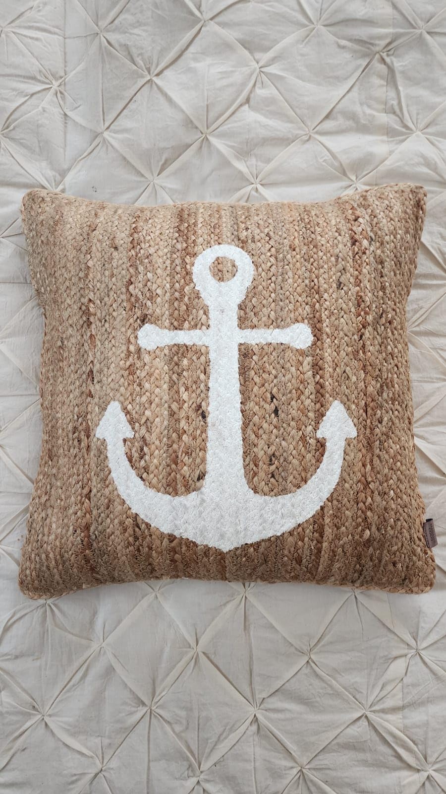 Secret Admirer Square Natural Jute (20 X 20 Inches) Hand-Woven Cushion Covers for Couch, Sofa Boho Home Décor Bohemian Pillow Case, Set of 2 (Anchor) (B0D4YJ3DL4) Amazon Price History, Amazon Price Tracker