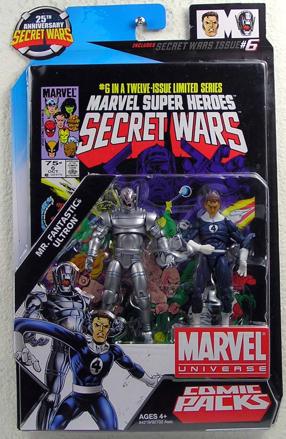 Marvel25th Anniversary Comic 2pk - Mr.Fantastic & Ultron