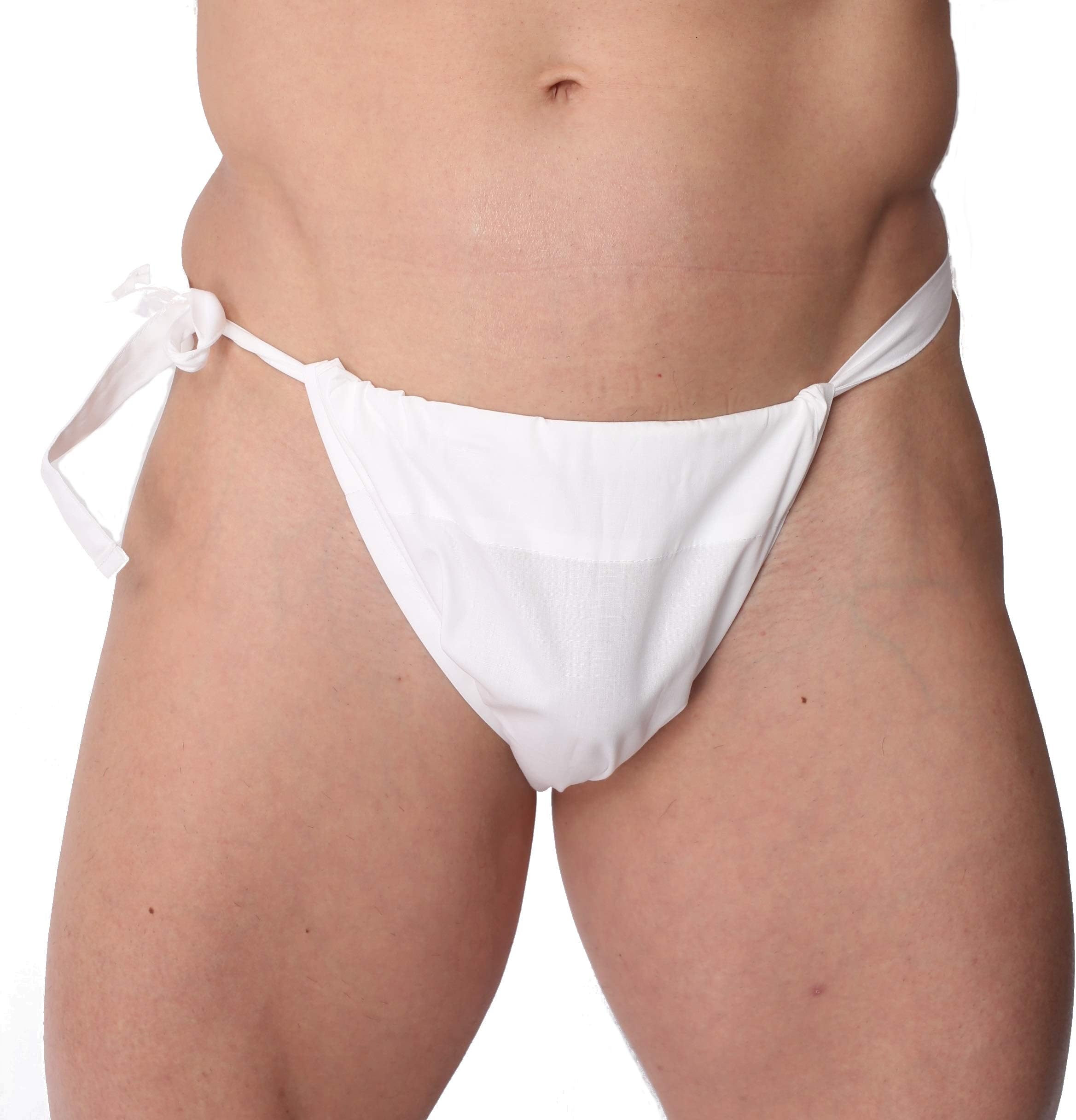 Kimono Brief Ninja (fundoshi) Made in Japan (White, Large)