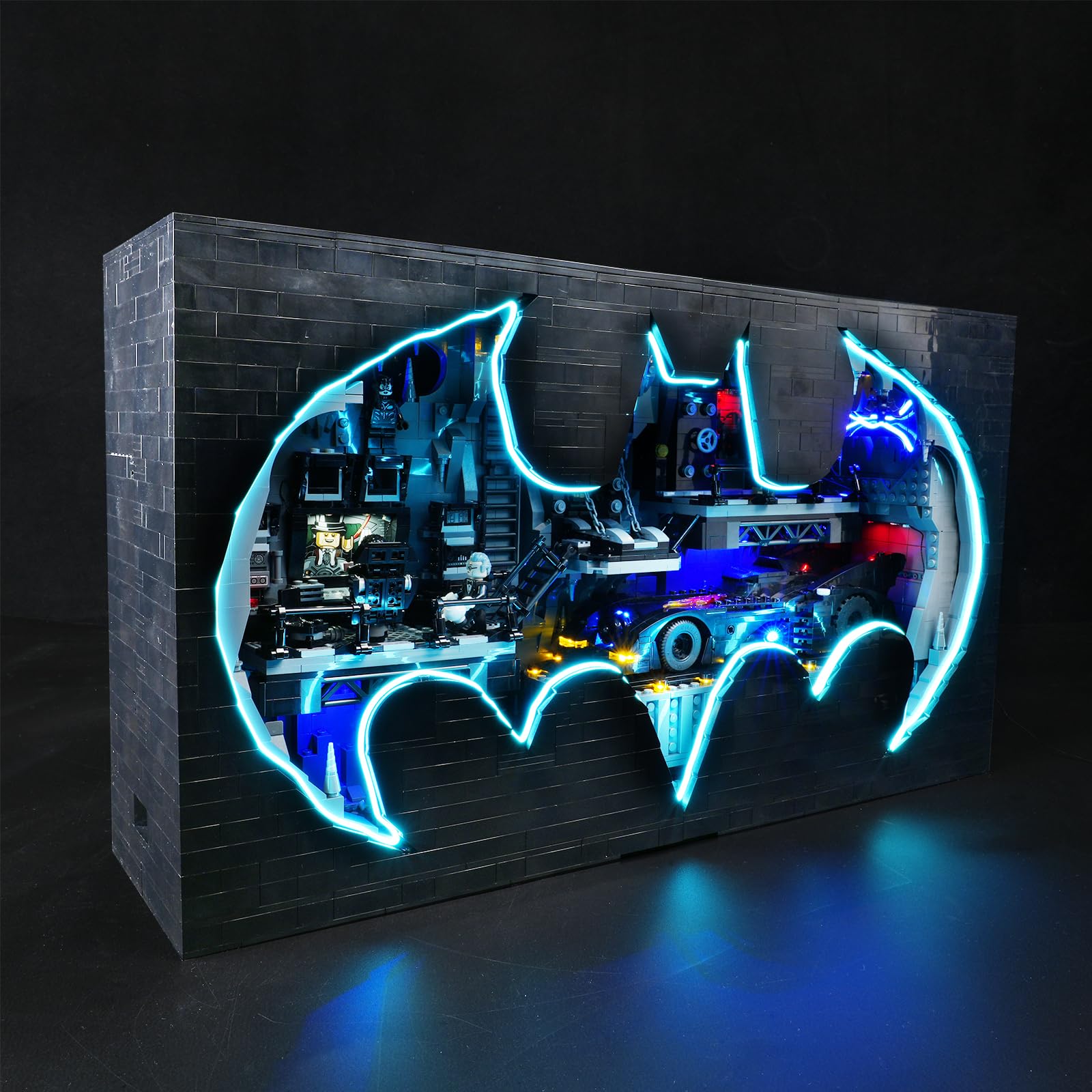 LED Lighting Kit for Lego Batcave – Shadow Box, LED Light Compatible with Lego 76252 Building Block Models (Not Include Lego Set)