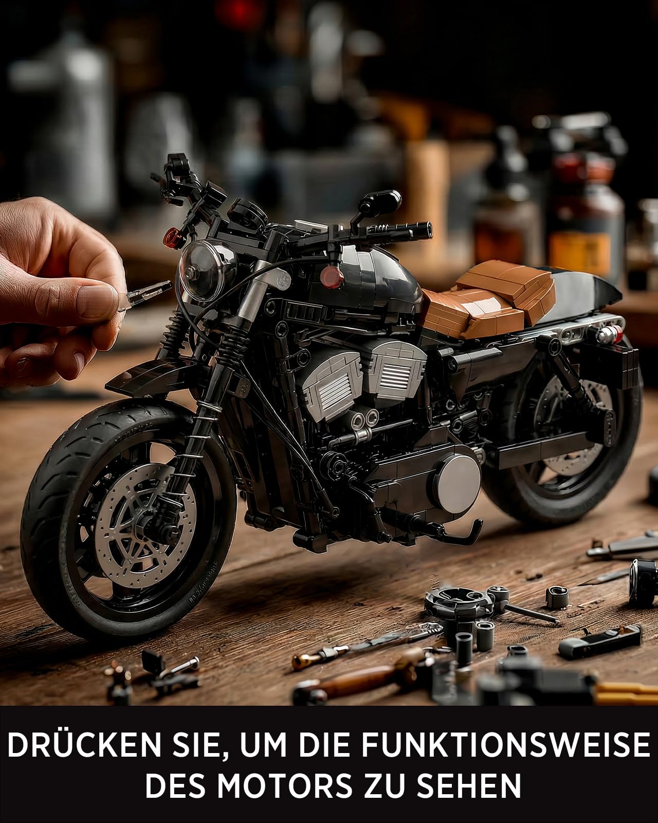 Nifeliz Motorrad IRON 83 Modell-Bausatz, NF10342