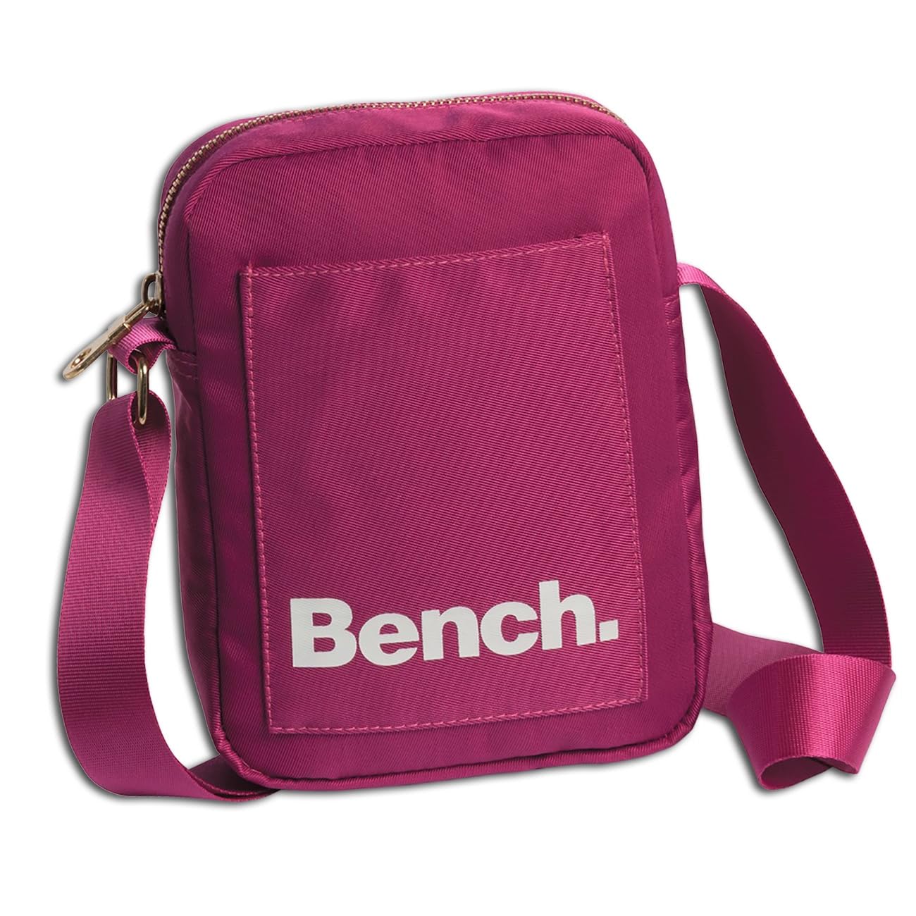 Fabrizio Bench Umhängetasche, Klein, Farbe Azalee – 16x19x4 Cm, Polyester, Verstellbarer Schulterriemen