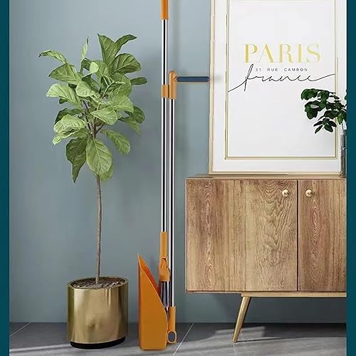 Miniatura 7 de Juego de recogedor y recogedor con recogedor para oficina en casa, escobilla de pie y recogedor con mango largo para cocina, sala, limpieza de