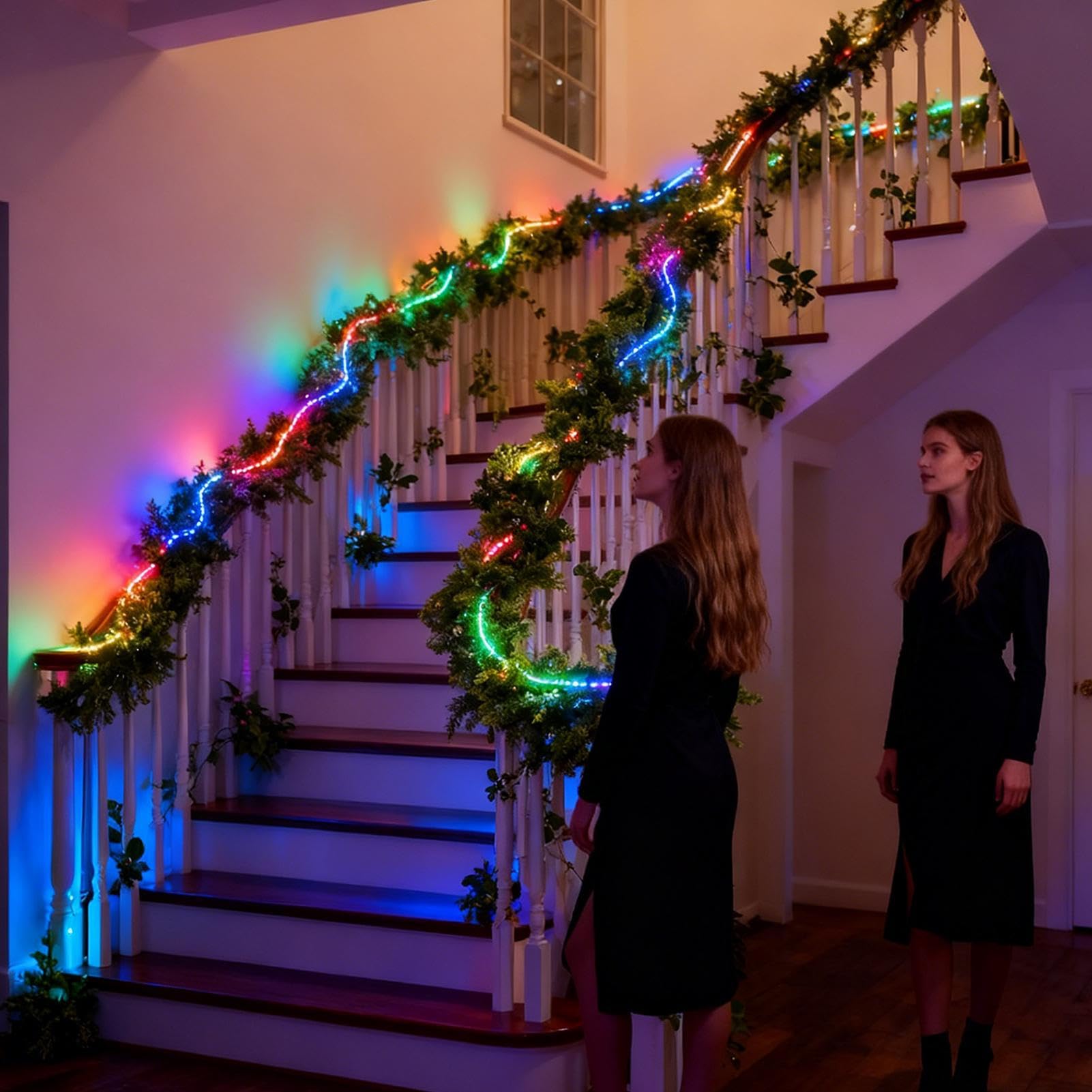 Weihnachtsgirlande Für Den Kamin 268 cm Zedergrün