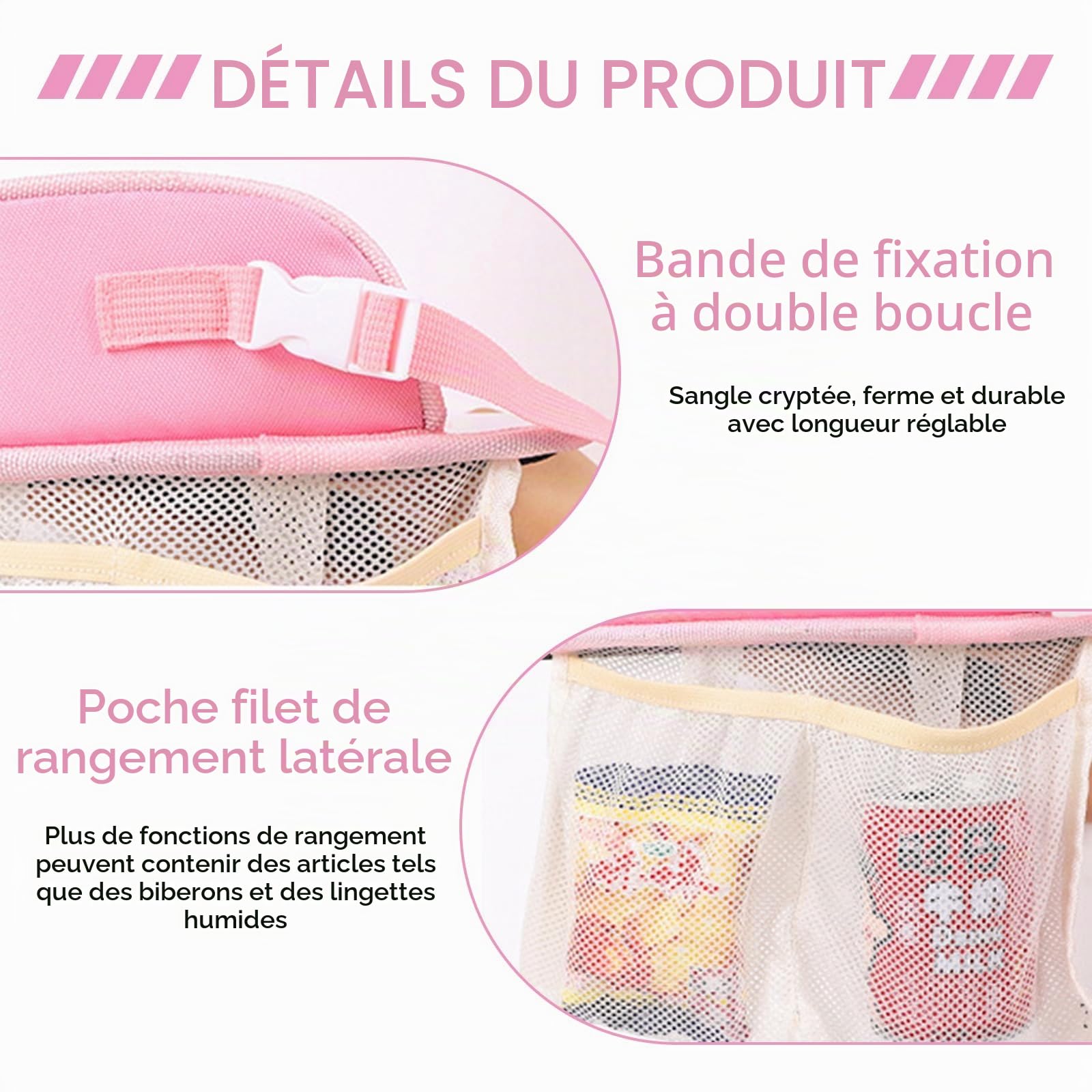 table d'activités de voyage pour enfants - Surface lavable avec organiseurs pour voiture, avion, poussette