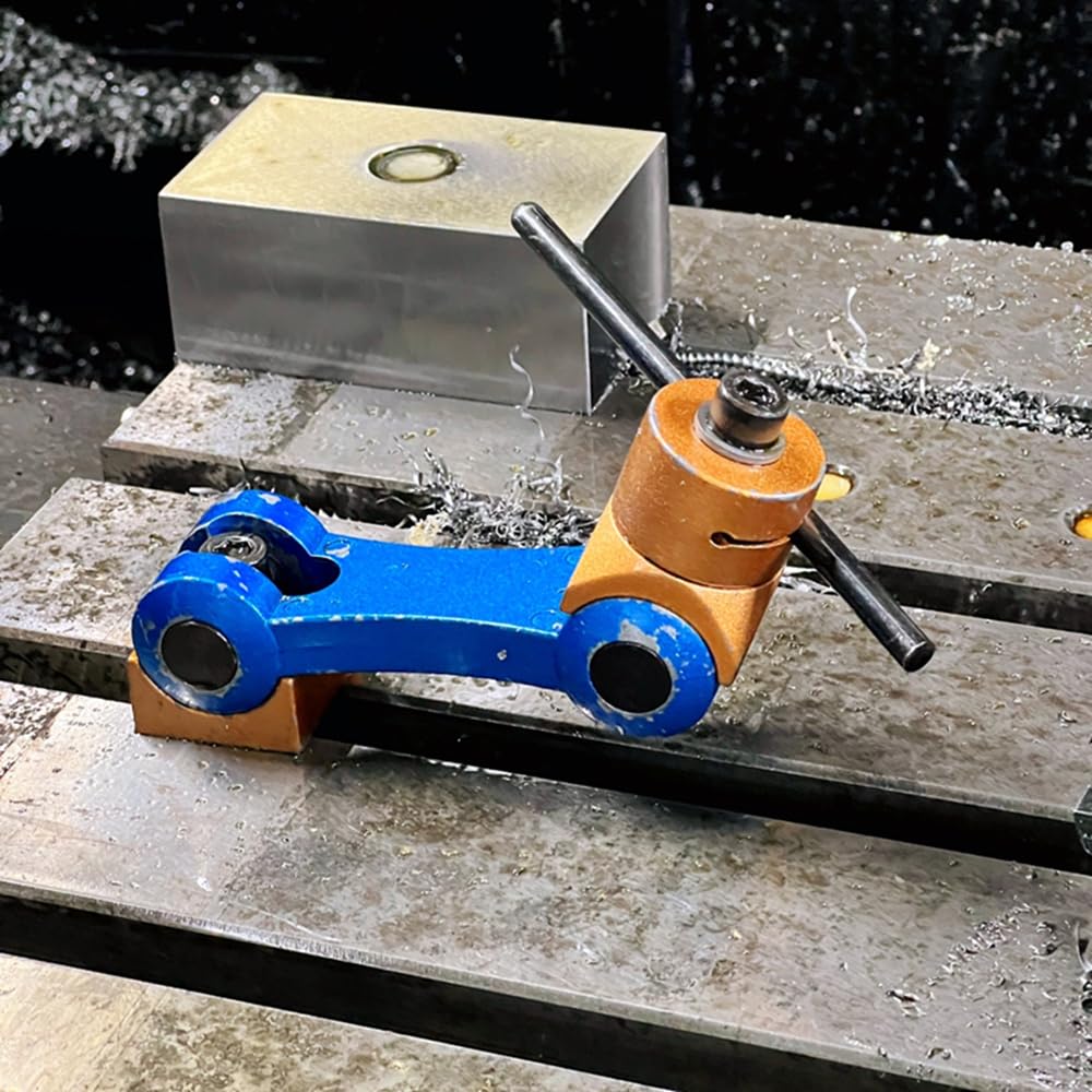 1 Stück Multifunktions-Spannvorrichtung, universeller Werkstückanschlag for CNC-Fräsmaschinen for Flächenschleifen und Fräsen,Präzise Bearbeitungsklemme(M14)
