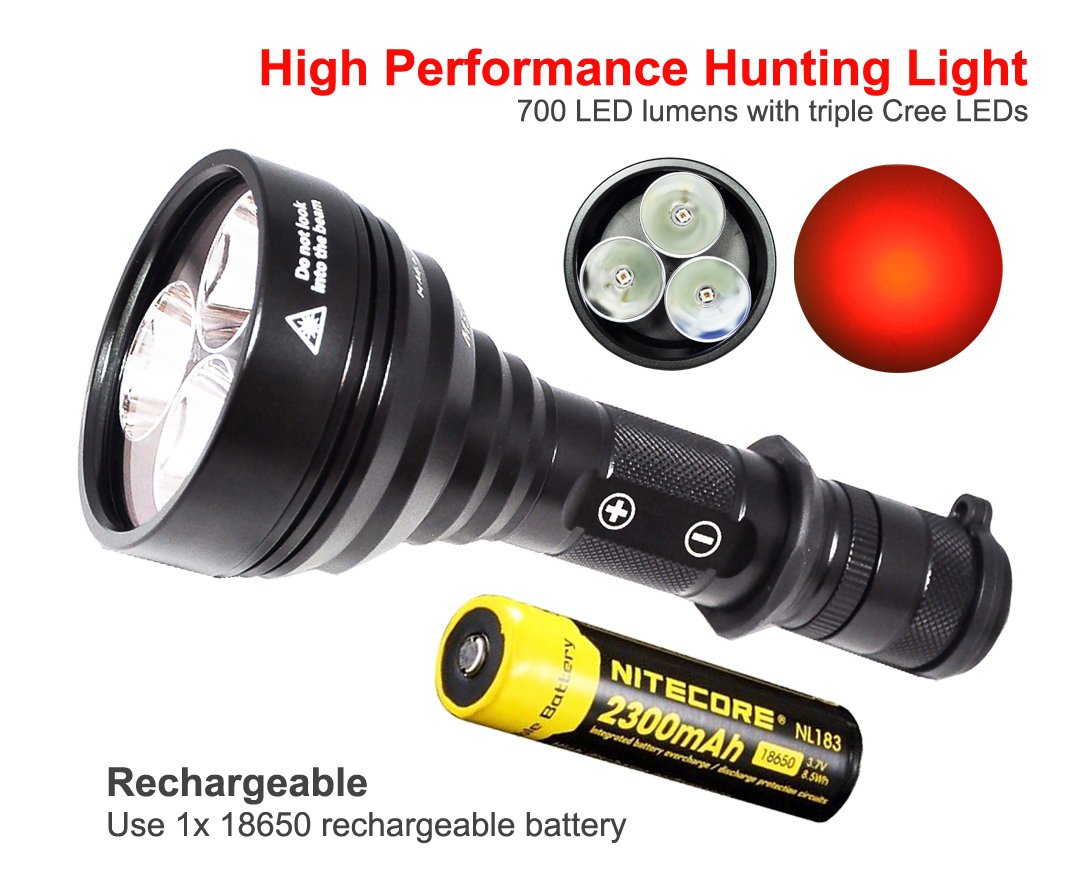 ORION M30C 700 Lumen Red or Green 377 Yards Long Range LED Hog Predator