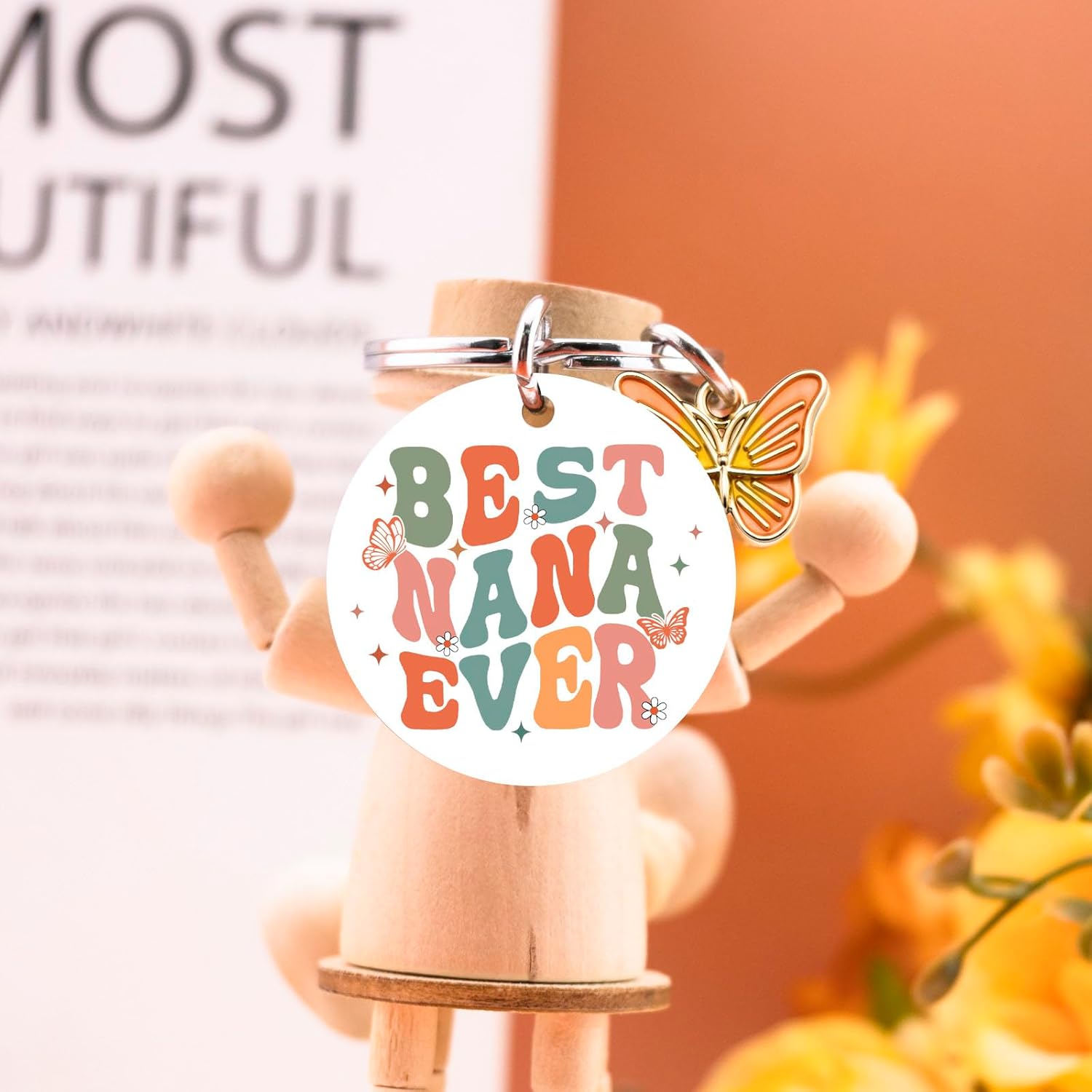 Nana Gifts from Grandkids Grandma Keychain Birthday Christmas Gifts for Nana Cute Stuff Grandma Gift from Granddaughter Grandson Grandmother Christmas Mothers Day Gift Ideas - Image 6