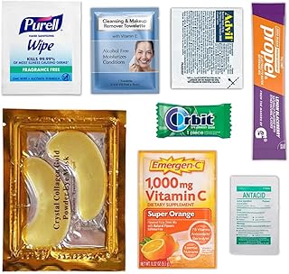 10 Sets of Bulk Hangover Kit Supplies for Bachelorette Parties, Weddings, Birthdays & Events - 8 Essential Hangover Recovery Items Per Set for Weddings, Parties, Bachelorette Parties (10 Sets)