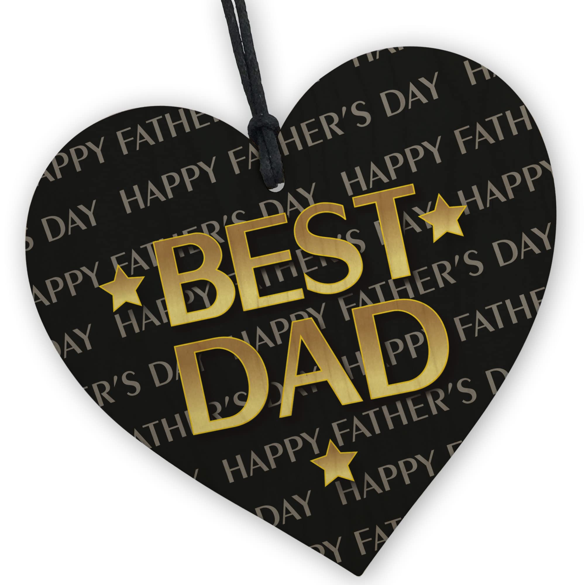 Red Ocean Best Award Dad Plaque, Novelty Gift For Dad For Fathers Day, Birthday Gift For Dad From Daughter Son, Dad Gifts For Father's Day
