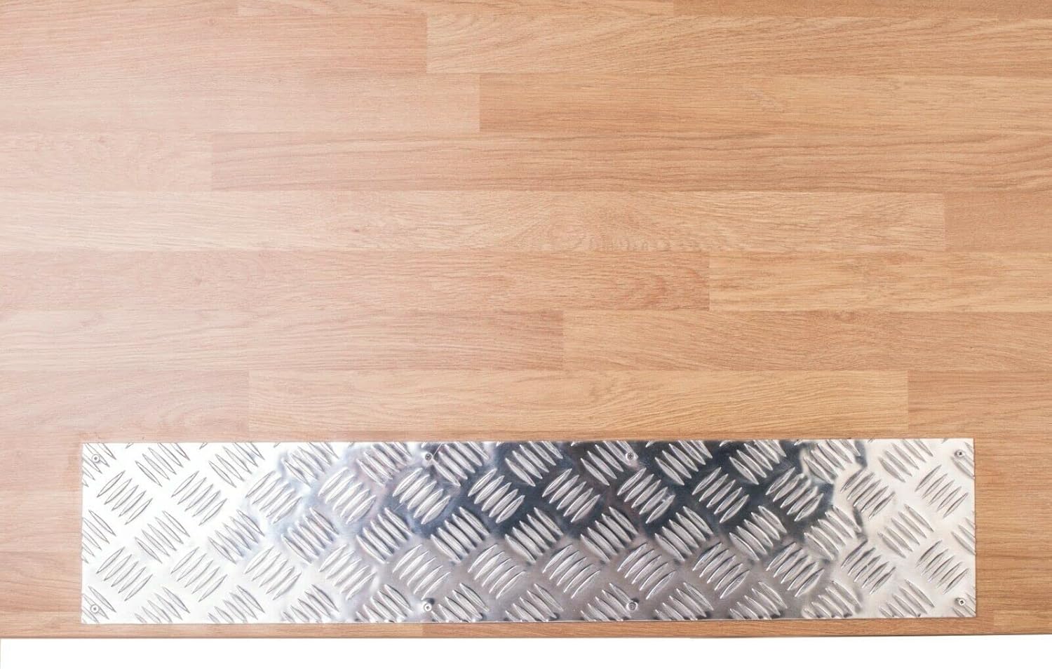 1 Piece of Metal Door Kick Plates Alumunium Chequer Plate (800mm x