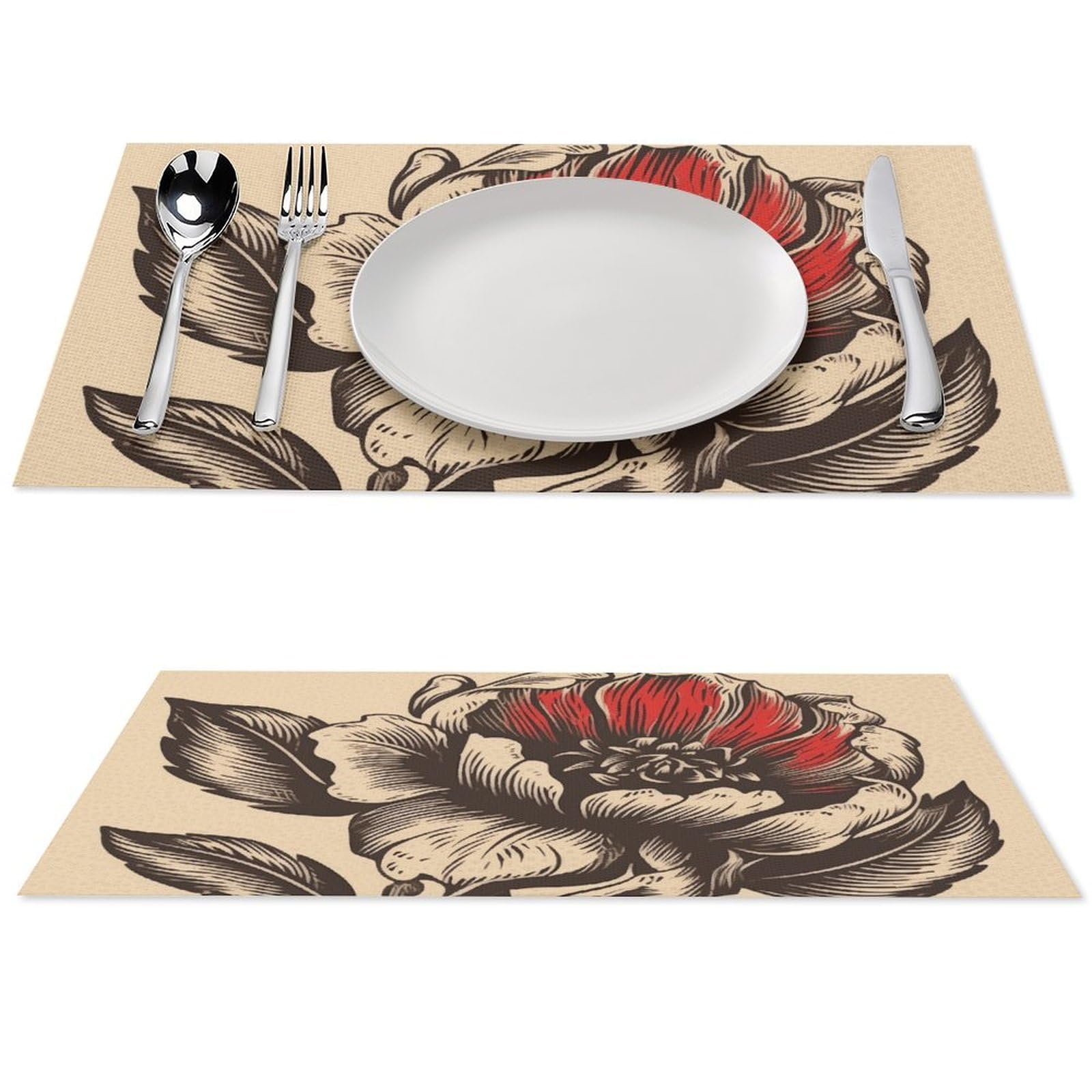 Set de table en PVC motif fleurs pour sublimer votre restaurant et vos repas de fête