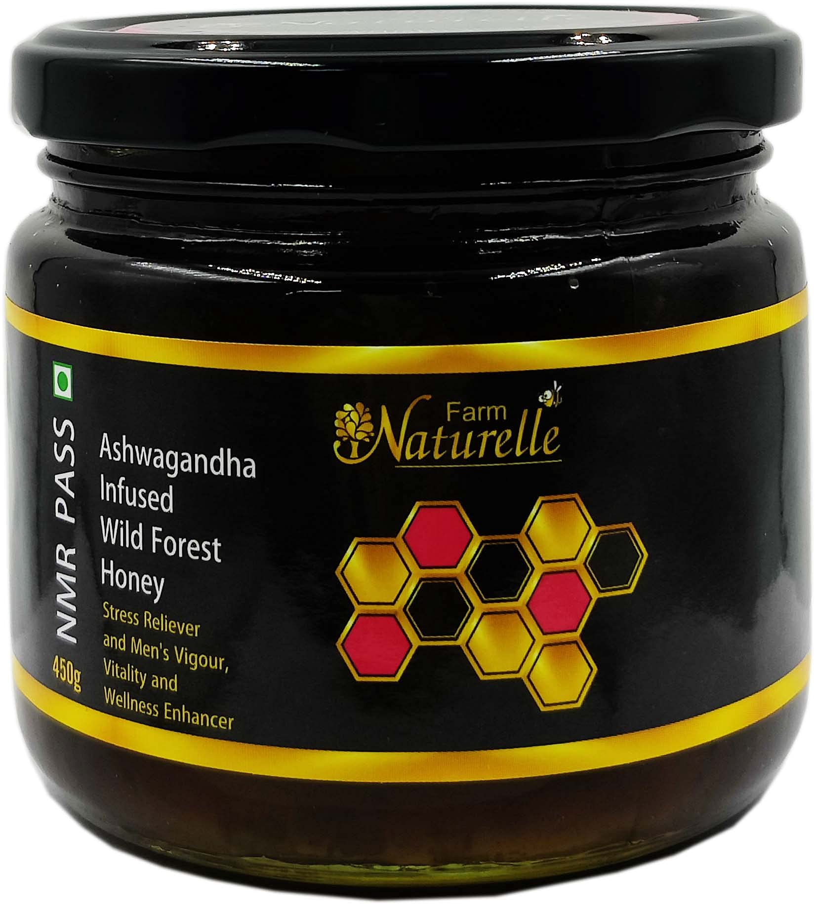 Farm Naturelle - Raw, 100% Natural NMR Tested, Pass, Certified Ashwagandha Infused Wild (Forest) Flower Honey(450Gram) Glass Bottle. (B08WRWHBVK) Amazon Price History, Amazon Price Tracker