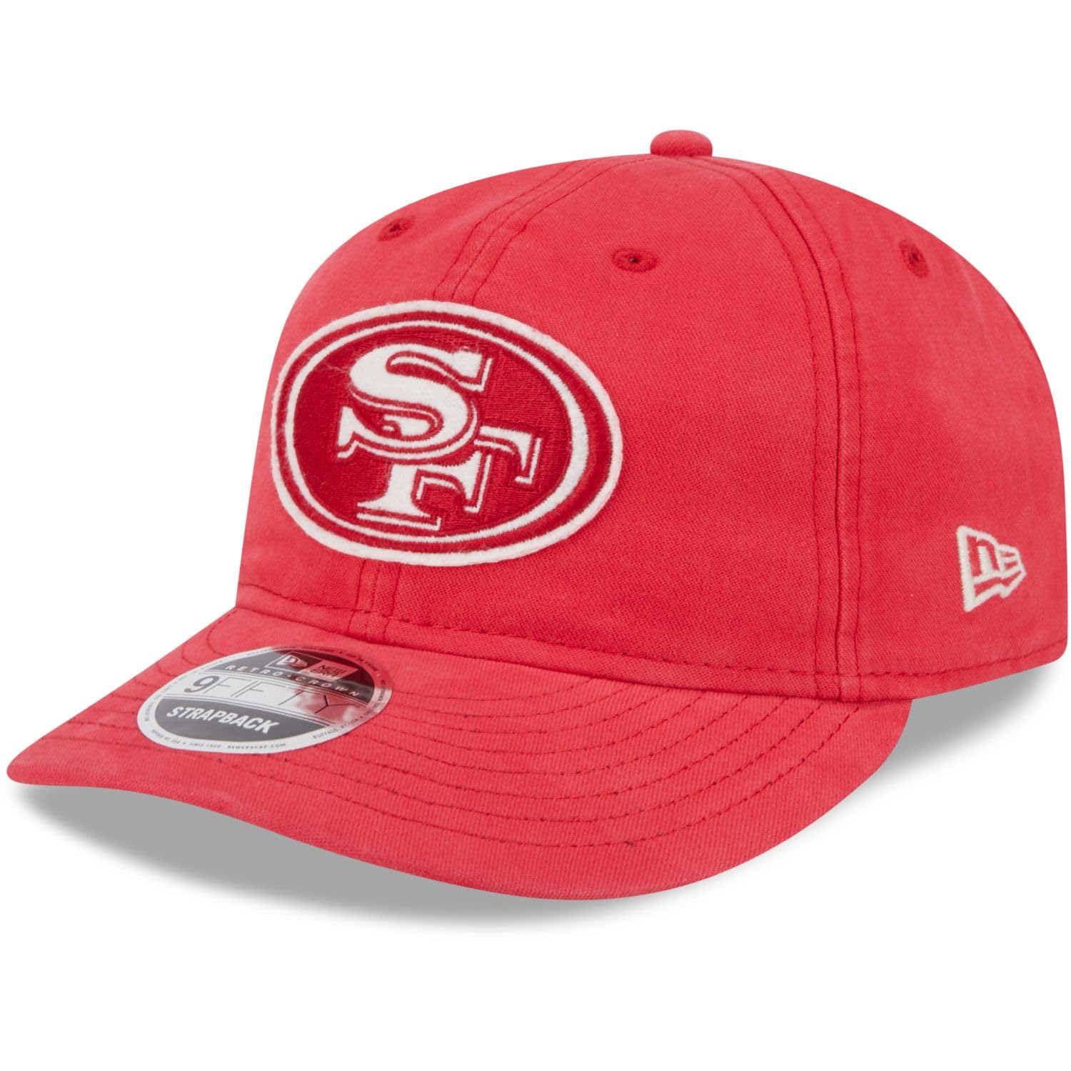 New Era 9Fifty Retro Crown Cap Felt San Francisco 49ers Red