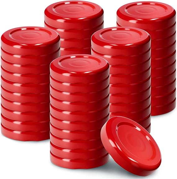 KADAX Screw Lids for Jars, fi 38 mm Replacement Lids, TwistOff Metal