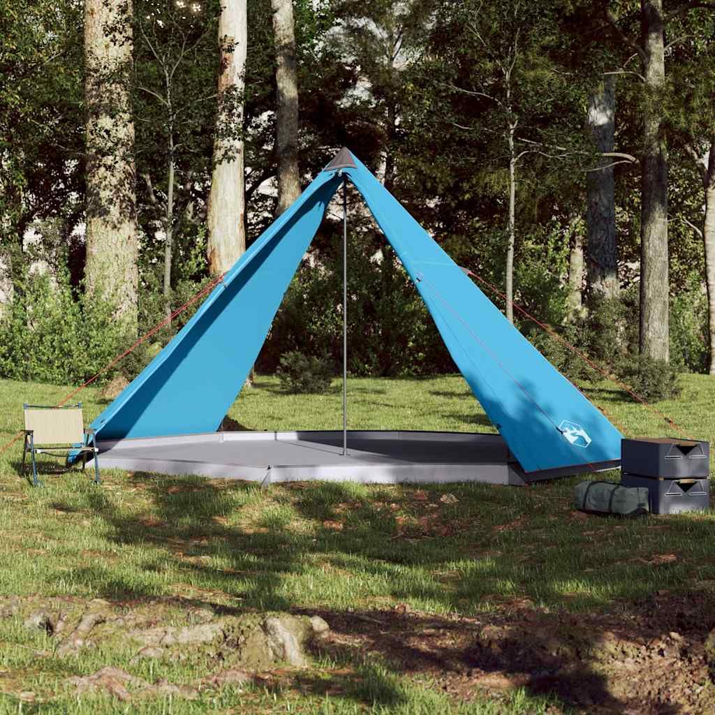 Namiot rodzinny Tipi dla osób, zielony, wodoszczelny, poliester 185T z powłoką PU, x x, lekki namiot kempingowy do ogrodu, na plażę i festiwal
