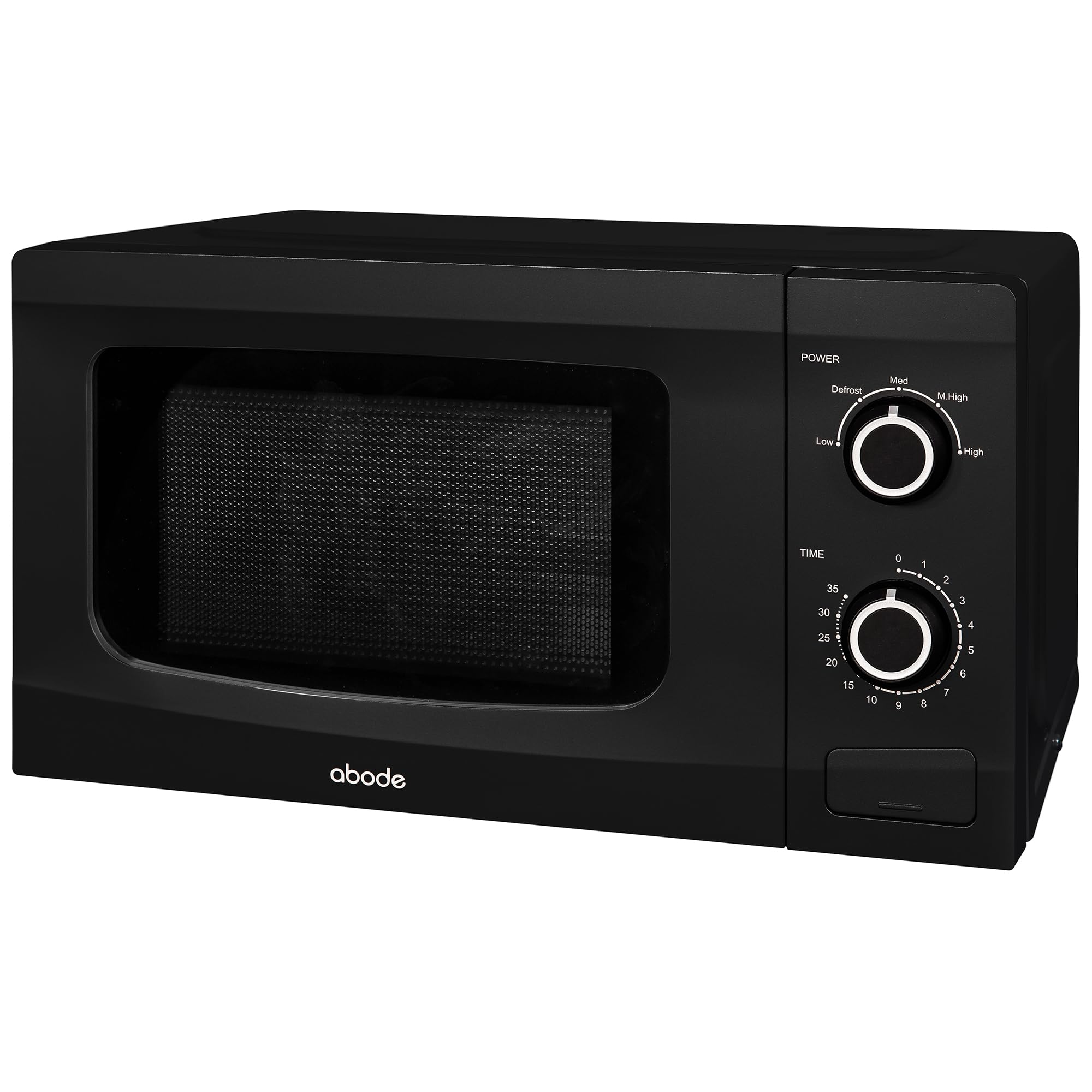 Buy Abode 20L Manual Microwave Black 700W with 5 Power Levels & Timer