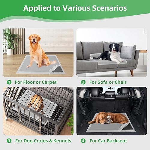 Miniatura 8 de Almohadillas de carbón para cachorros de 28 x 34 pulgadas (30 unidades), almohadillas de carbón activado extra grandes, almohadillas para orina a