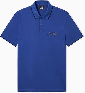 Armani Exchange Men's 3D Elevated Logo Polo