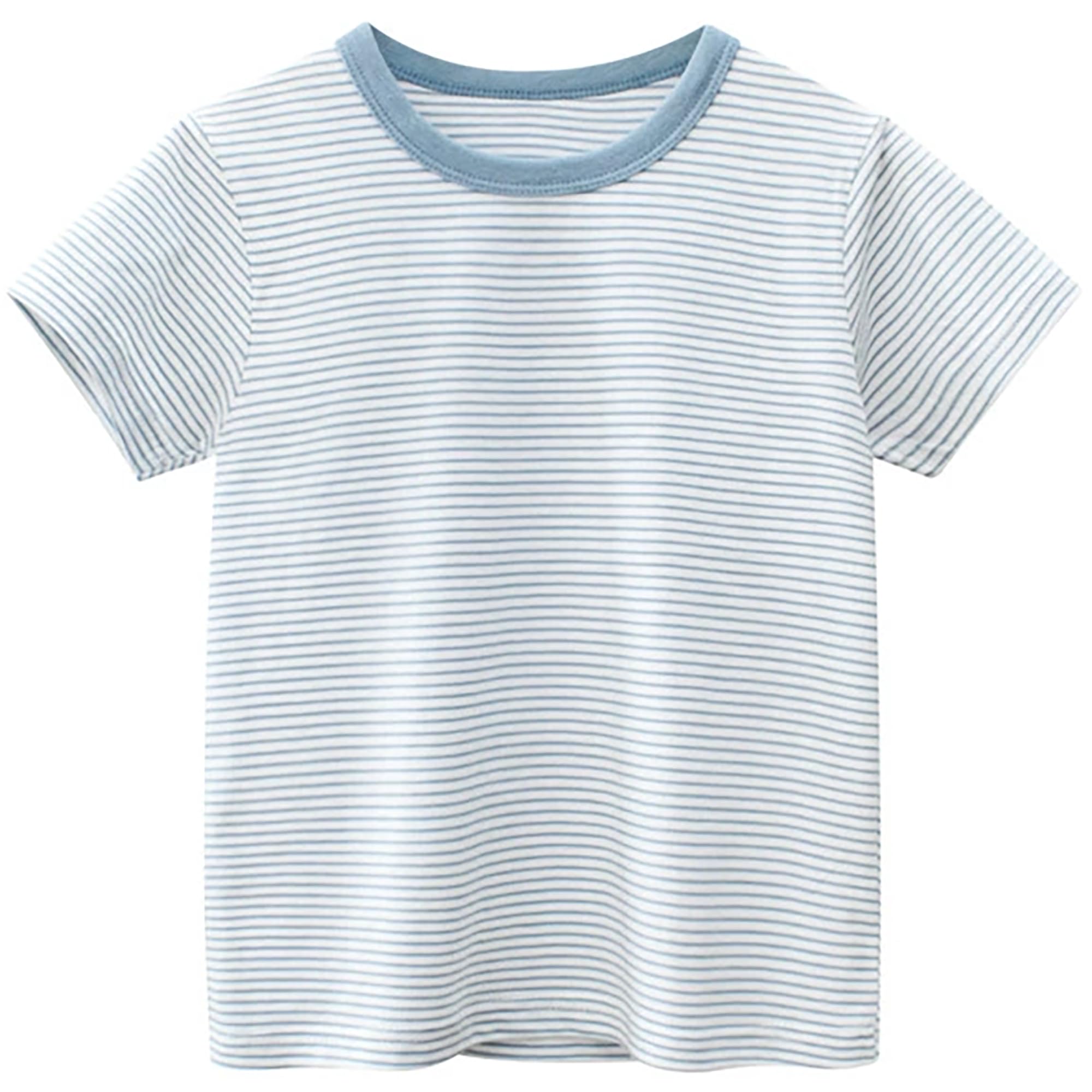 AIWUHE Toddler T Shirts Cotton Summer Tshirts Boys Girls Short Sleeve Tee Tops Casual Graphic Clothes Crew Neck Shirts 2-6Y